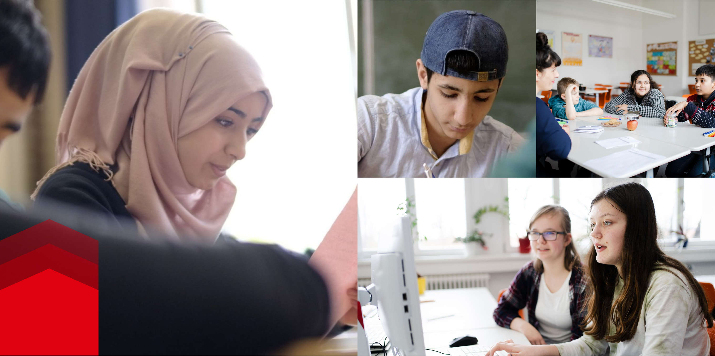 ภาพต่างๆของ เด็กๆ จากหลายประเทศขณะอยู่ในโรงเรียน