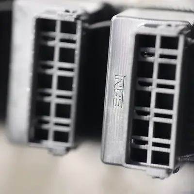 Litholabs and ERNI worked together for the prototyping of connectors with 3D printed backshell for printed circuit boards with Henkel Loctite 3955 FST material