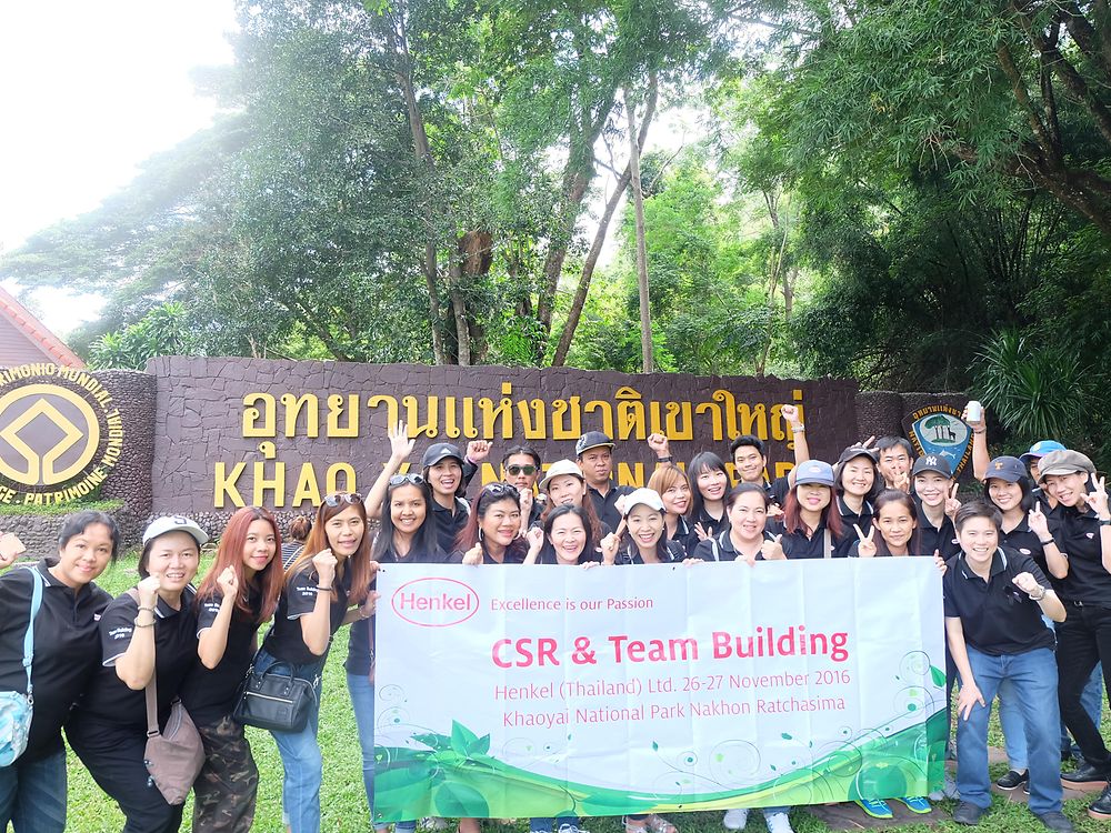 พนักงานเฮงเค็ล ประเทศไทย ร่วมแรงร่วมใจอนุรักษ์แหล่งที่อยู่อาศัยของสัตว์ป่า ณ อุทยานแห่งชาติเขาใหญ่
