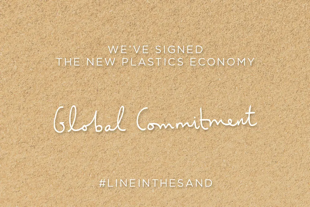 เฮงเค็ลเป็นหนึ่งในองค์กร 250 แห่งที่ร่วมลงนามใน ‘Global Commitment’ หรือพันธสัญญาทั่วโลกของ New Plastics Economy